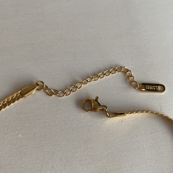 Anklet 18K Gold Plated Stainless Steel Non-Tarnish - Picture 6 of 11